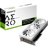 GIGABYTE GeForce RTX 4070 SUPER AERO OC 12G grafische kaart 1x HDMI, 3x DisplayPort, DLSS 3