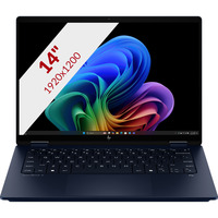 HP OmniBook X FlipNGAI 14-fm0050nd 14" Copilot+ 2-in-1 laptop Donkerblauw | Core Ultra 5 226V | Intel Arc 130V | 16 GB | 512 GB SSD | Touch