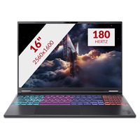 Acer Nitro 16S AI AN16S-61-R02G 16"  Copilot+ gaming laptop Zwart | Ryzen AI 7 350 | RTX 5070 | 16 GB | 512 GB SSD