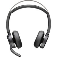 HP Poly Voyager Focus 2 USB-C on-ear headset Incl. USB-C/A Adapter + Oplaadstandaard