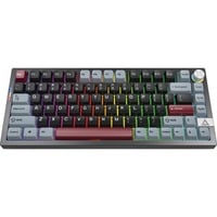 Montech Mkey Pro Darkness RGB mechanisch toetsenbord Zwart, US lay-out (QWERTY), Gateron G Pro Brown, 75%, Hot-swappable, RGB, Double-Shot PBT, USB-C | 2.4 GHz | Bluetooth 5.2