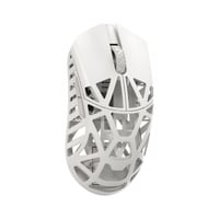 WLMouse Beast X Pro - Milky White - Side Slits gaming muis Wit, 30.000 dpi, 8K