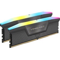 Corsair Vengeance RGB 32 GB DDR5-6000 (2x 16 GB) werkgeheugen Zwart, CMH32GX5M2D6000Z38, XMP, EXPO