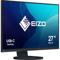 EIZO FlexScan EV2720S 27" monitor Zwart, DisplayPort, HDMI, USB-A, USB-C, Audio