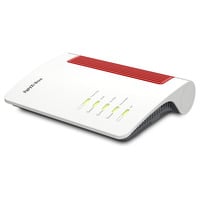 FRITZ! Box 5690 XGS Edition International glasvezel router Wit/rood, Mesh Wi-Fi, 10 Gbit/s