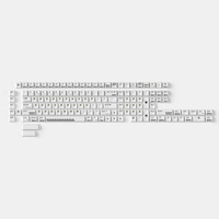 Keychron Klassiek Piano - Cherry Profiel Dye-Sub PBT Volledig Keycap Set keycaps Wit, 139 stuks