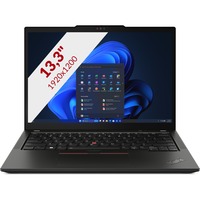 Lenovo ThinkPad X13 Gen 5 (21LU001BMH) 13.3"  laptop Zwart | Core Ultra 7 155U | Intel Graphics | 16GB | 512GB SSD