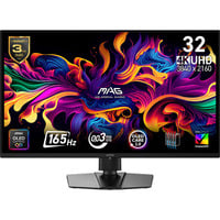 MSI MAG 322UP QD-OLED E16 31.5" 4K UHD gaming monitor Zwart, 2x HDMI, DisplayPort, USB-C, 165 Hz