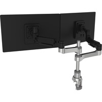 R-Go Tools Caparo 4 D2 monitorarm Zilver