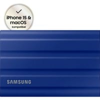 Samsung Portable T7 Shield, 2 TB externe SSD Blauw, MU-PE2T0R/EU, USB-C 3.2 Gen 2 (10 Gbit/s)