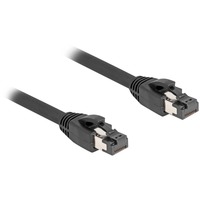 DeLOCK Cat.8.1 netwerkkabel Zwart, 15 meter, S/FTP, RJ-45