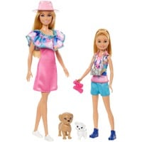 Mattel met Stacie, poppenset van twee zusjes met 2 hondjes