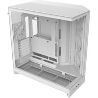 NZXT NZXT H9 Flow RGB (2025) All White midi tower behuizing Wit (mat) | 2x USB-A | 1x USB-C | RGB | Window