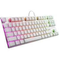 Sharkoon PureWriter TKL RGB, gaming toetsenbord Wit, US lay-out, Kailh Choc Low Profile Red, RGB leds, TKL
