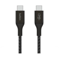 Belkin BoostCharge USB-C to USB-C Cable 240 W kabel Zwart, 1 meter