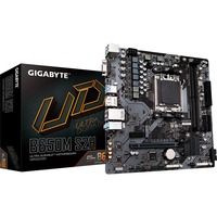GIGABYTE B650M S2H socket AM5 moederbord Zwart/grijs, RAID, Gb-LAN, Sound, µATX