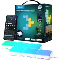 Govee Smart Mini Panel Lights - 10-pack ledverlichting Wit, 2.4GHz wifi + Bluetooth