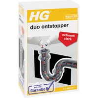 HG Duo ontstopper reinigingsmiddel 2x 500ml