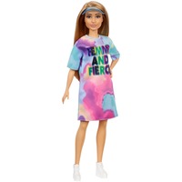 Mattel Barbie Fashionistas #159 - Tie-Dye T-Shirt Dress Pop 