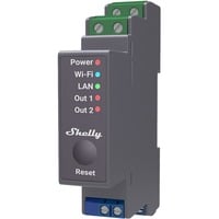 Shelly Pro 2 relais 2-kanaals, Wifi, LAN, Bluetooth