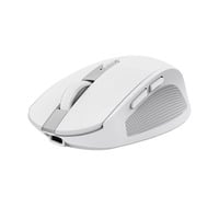 Trust Ozaa Compact Draadloze Muis Oplaadbaar Wit, 800-3200 Dpi, 2.4GHz, Bluetooth, Stille Knoppen