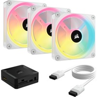 Corsair iCUE LINK QX120 RGB Starterskit case fan Wit, 3 stuks, 4-pins PWM fan-connector
