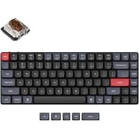 Keychron K3 Pro-B3, toetsenbord Zwart, US lay-out, Gateron Low Profile Mechanical Brown, RGB leds, 75%, Double-shot PBT, Bluetooth 5.1