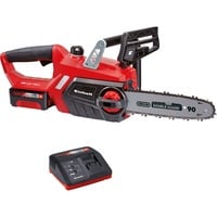 Einhell Accu-Kettingzaag GE-LC 18 Li Kit Rood, Accu en oplader inbegrepen