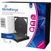 MediaRange BOX31-2 sleeve 5 Stuks, voor CD/DVD, Retail