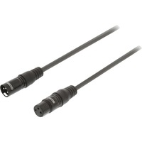 Sweex Stereokabel XLR 3-Pins Male - XLR 3-Pins Female, 3.0 m Zwart