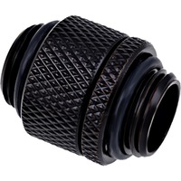Alphacool Eiszapfen double nipple rotatable G1/4 AG to G1/4 AG aansluiting Zwart