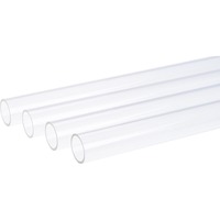 Alphacool HardTube 12/10 mm - Acryl, 60 cm buis Transparant, 4 stuks
