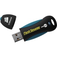 Corsair Flash Voyager USB 3.0 128 GB usb-stick Zwart/blauw, CMFVY3A-128GB