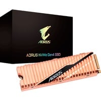 GIGABYTE AORUS NVMe Gen4, 500 GB  SSD Koper, GP-ASM2NE6500GTTD, M.2 2280, PCIe 4.0 x4, NVMe 1.3