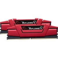 G.Skill 16 GB DDR4-3600 Kit werkgeheugen Rood, F4-3600C19D-16GVRB, Ripjaws V, XMP