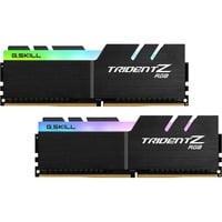 G.Skill 32 GB DDR4-3600 (2x 16 GB) Kit werkgeheugen Zwart, F4-3600C18D-32GTZR, Trident Z RGB, XMP