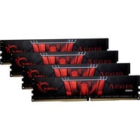 G.Skill 64 GB DDR4-3200 (4x 16 GB) Quad-Kit werkgeheugen F4-3200C16Q-64GIS, Aegis