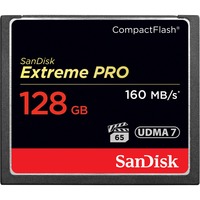 SanDisk CompactFlash Card 128 GB geheugenkaart Zwart, SDCFXPS-128G-X46