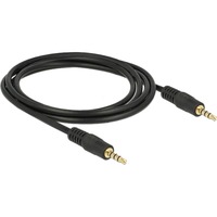 DeLOCK 3,5 mm kabel Zwart, 2 meter