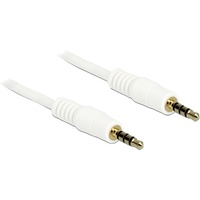 DeLOCK 3,5 mm kabel Wit, 5 meter