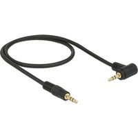 DeLOCK 3,5 mm male > 3.5 mm male kabel Zwart, 1 meter