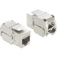 DeLOCK RJ45 jack > LSA Cat.6A keystone module 