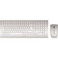 CHERRY DW 8000 draadloze desktopset Zilver, US lay-out (QWERTY), 100%, US lay-out, 1000 - 2000 dpi