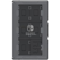 HORI Game Card Case 24 voor Nintendo Switch opslag Zwart/transparant