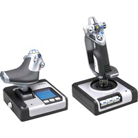Logitech G Saitek X52 FLIGHT Control System gaming hotas Zwart/zilver