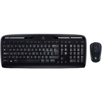 Logitech Wireless Combo MK330 desktopset Zwart, EU lay-out (QWERTY), Rubberdome