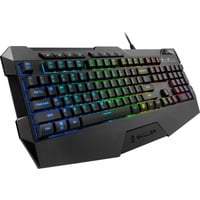 Sharkoon Skiller SGK4, gaming toetsenbord Zwart, US lay-out, Rubberdome, RGB leds