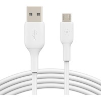 Belkin Boost Charge USB-A naar micro-USB kabel Wit, 1 meter, CAB005bt1MWH