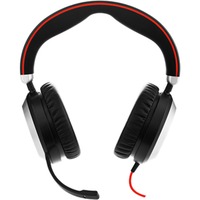 Jabra Evolve 80 UC Duo headset Zwart/zilver