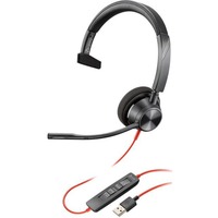 Plantronics Blackwire C3310 headset Zwart, USB-A